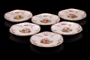 Rosenthal - Zestaw 6 talerzy Sanssouci - ok.1943r.