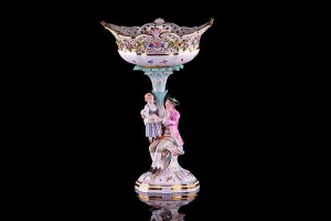 Meissen/Miśnia - Patera figuralna - ok.1880r.