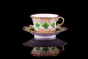 Meissen / Miśnia - Filiżanka z podstawkiem - ok.1820r.