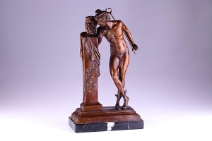 Rzeźba z brązu - Hermes i Okeanos - sztuka współczesna