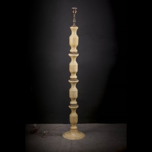 Lampa podłogowa z onyxu lata 60-te.