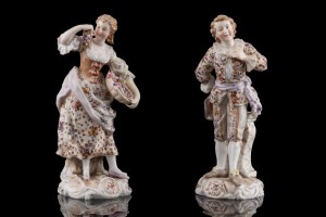 Volkstedt – Para figurek - ok.1886-1894r.