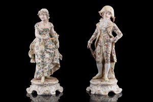 Volkstedt – Para dużych figur - ok.1886-1894r.