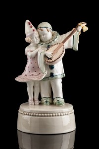 GOLDSCHEIDER ok.1922r. - Dzieci - Pierrot i Pierrette