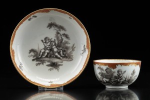 Miśnia/Meissen - Filiżanka z podstawkiem – ok.1763-1773r.
