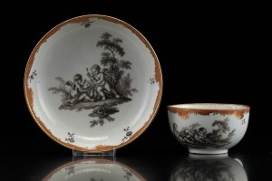 Miśnia/Meissen - Filiżanka z podstawkiem – ok.1763-1773r.