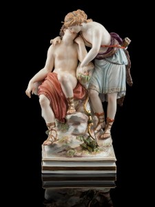 Miśnia / Meissen – Grupa figuralna Mitologiczna ok.1860/70r.
