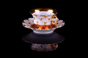 Meissen / Miśnia - Filiżanka z podstawkiem 1824-1850r.