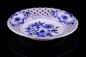 Meissen/Miśnia - Talerz ażurowy - ok.1850-1924r.
