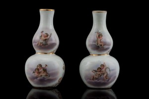 Meissen /Miśnia - Wazoniki kpl-2szt. - ok.1860/80r.