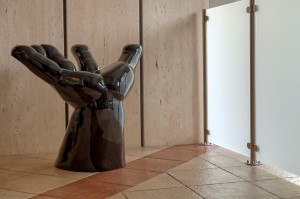 Ręka siedzisko - Design Włoski - lata 70,80-te XX wieku