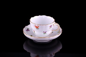 Meissen / Miśnia - Filiżanka z podstawkiem - ok.1880-1900r.