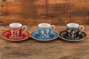 Rosenthal 1001 Mokkatasse set 3 szt. Model 249