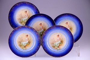 Rosenthal - Talerze Secesja  - ok.1898-1906r.