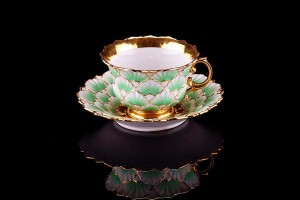 Meissen / Miśnia - Filiżanka z podstawkiem - ok.1830r.